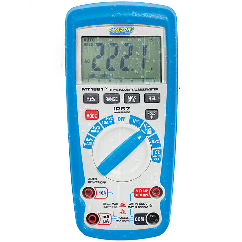 Multimeter 1000V DC IP67 True RMS Bluetooth MT1881