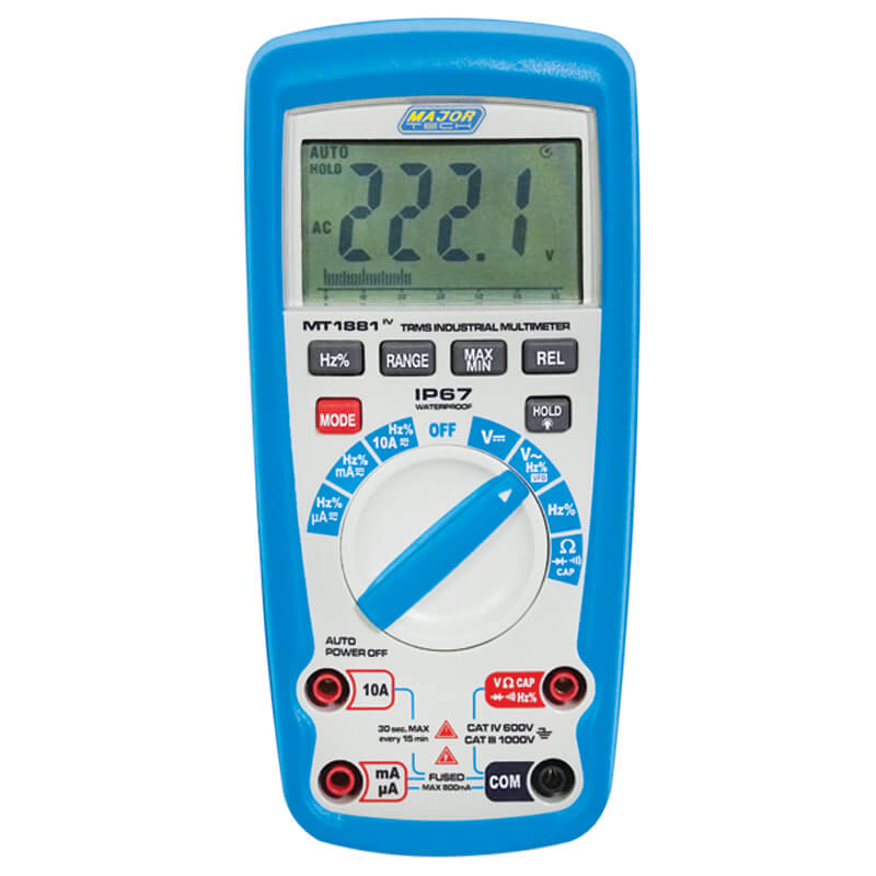 Multimeter 1000V DC IP67 True RMS Bluetooth MT1881