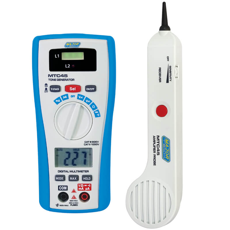 Tone and Probe Tester and Multimeter 2-in-1 MTC45