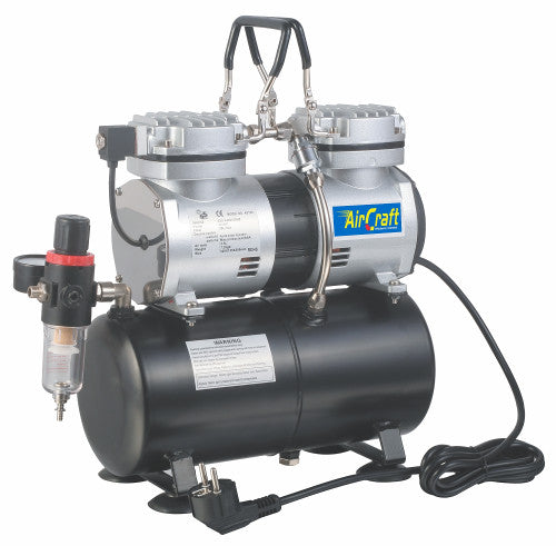 Air Brush Compressor 2 Cylinder with Tank