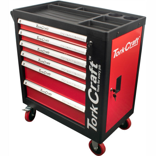 Tork Craft 6 Drawer Empty Roller Tool Cabinet on Castors